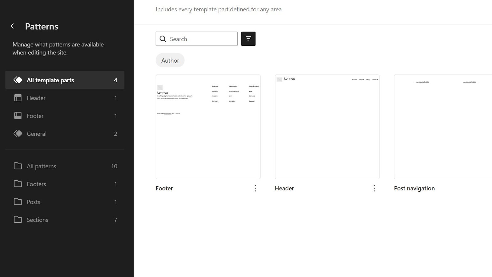 How to Edit Your Footer: first instruction step.