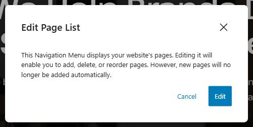 How to Set Up and Manage Your Navigation Menu: second instruction step.